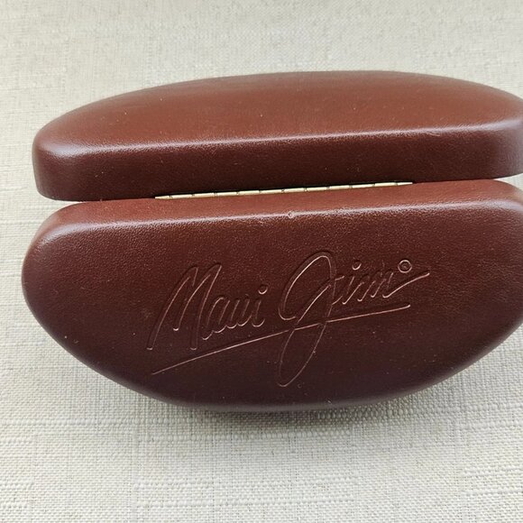 Maui Jim Eyeglasses Case Brown Hard Case for Sunglasses Glasses Case only - Picture 11 of 11